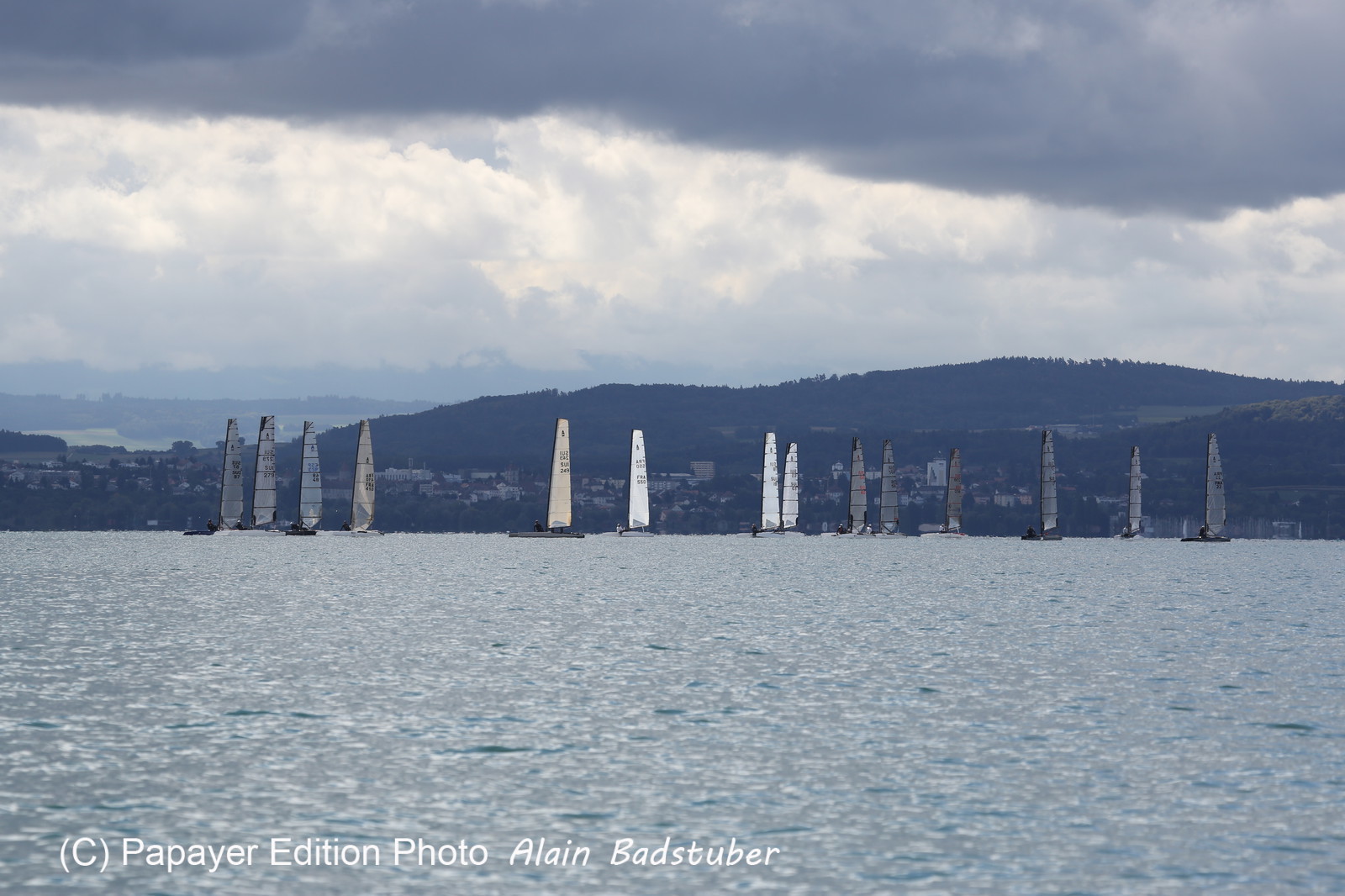 Les Catamarans A-Cat à Bevaix