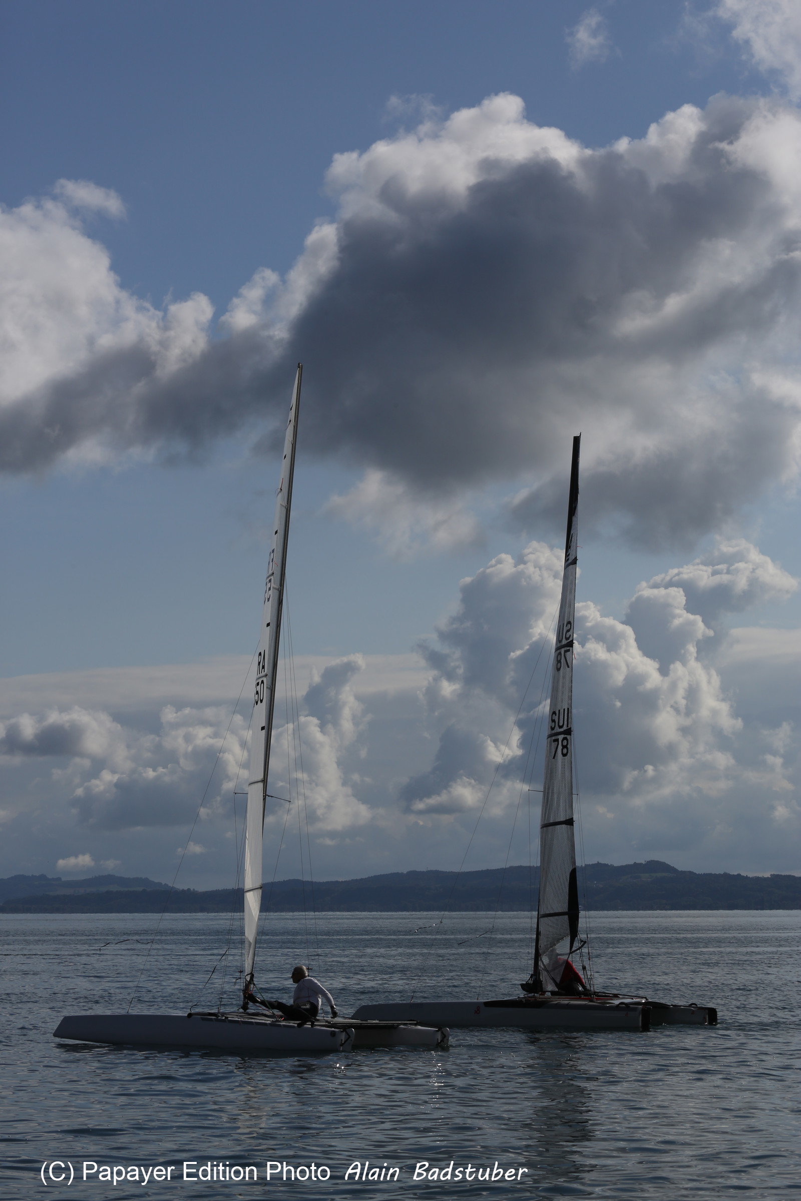 Les Catamarans A-Cat à Bevaix