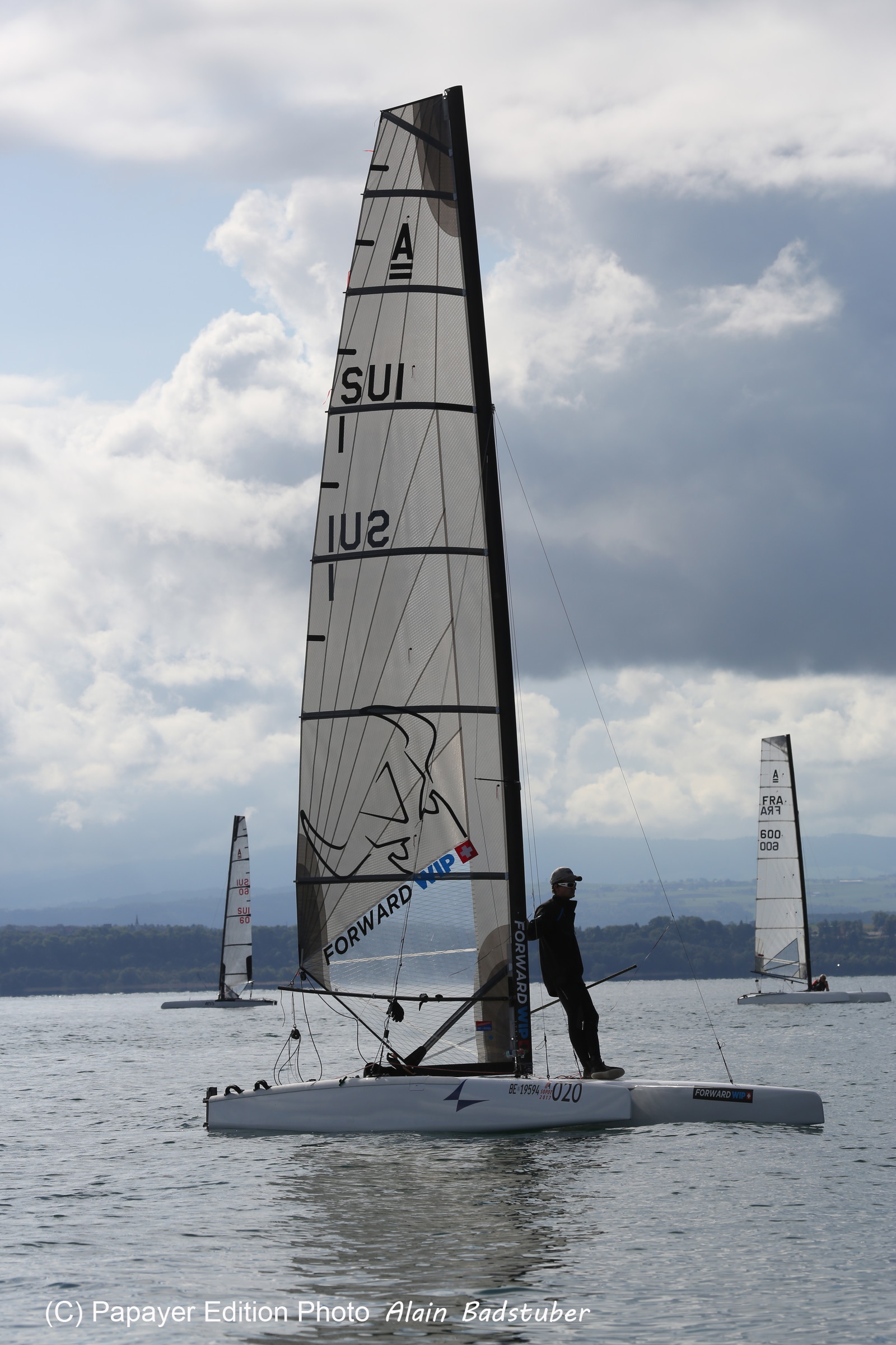 Les Catamarans A-Cat à Bevaix