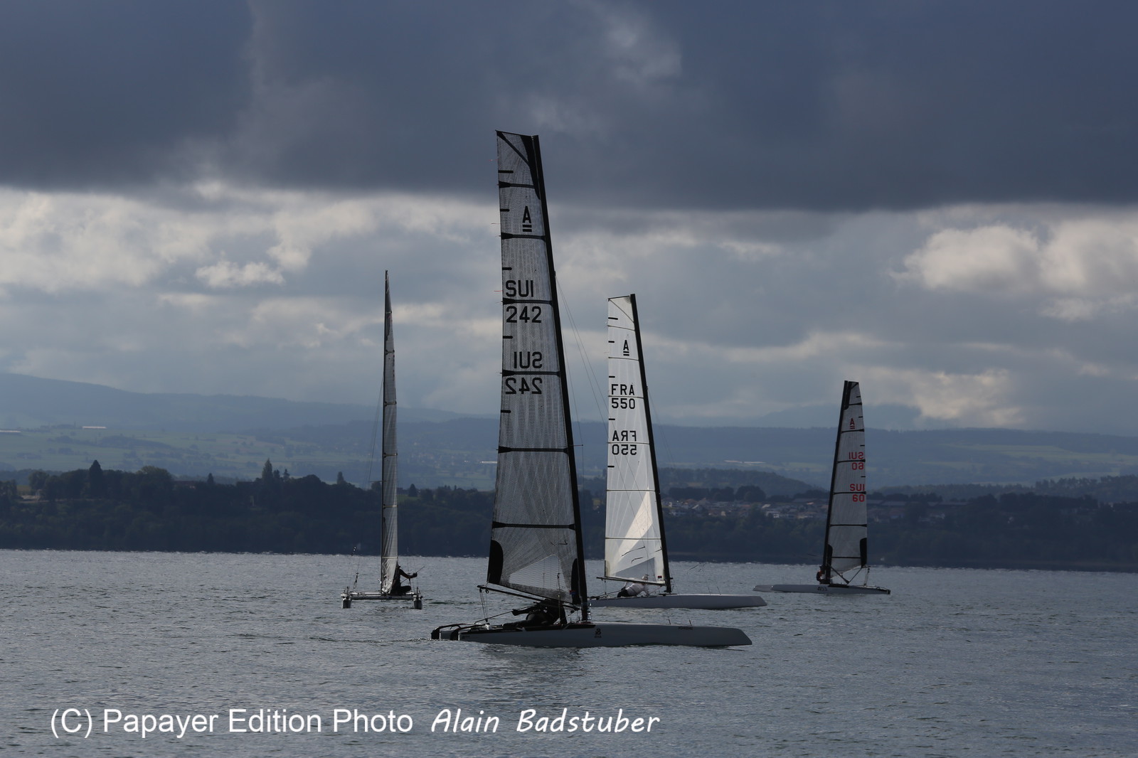 Les Catamarans A-Cat à Bevaix