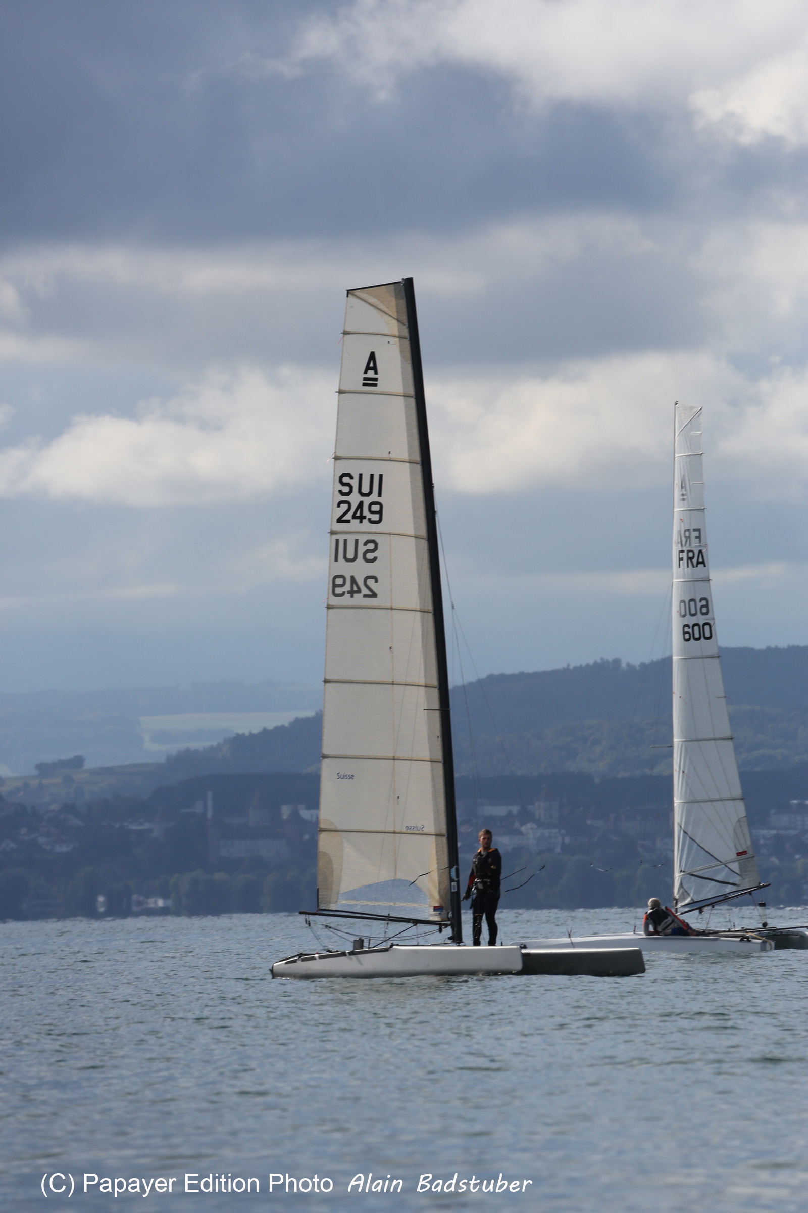 Les Catamarans A-Cat à Bevaix